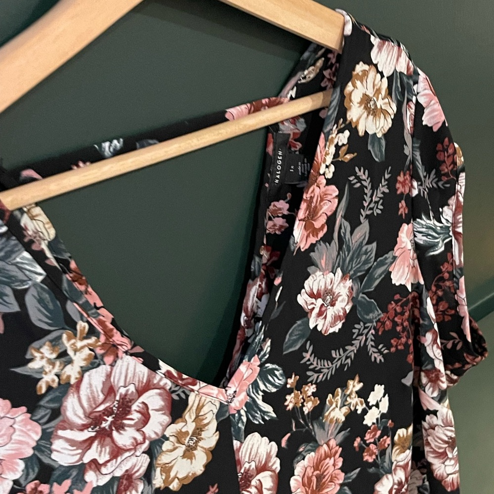Halogen Floral Print Blouse